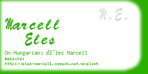 marcell eles business card